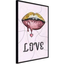 Arkiio Affisch Liquid Lips [Poster] 20x30 Poster